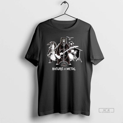 Trendy Wild Animals Nature Is Metal Hoodie Modern Merch