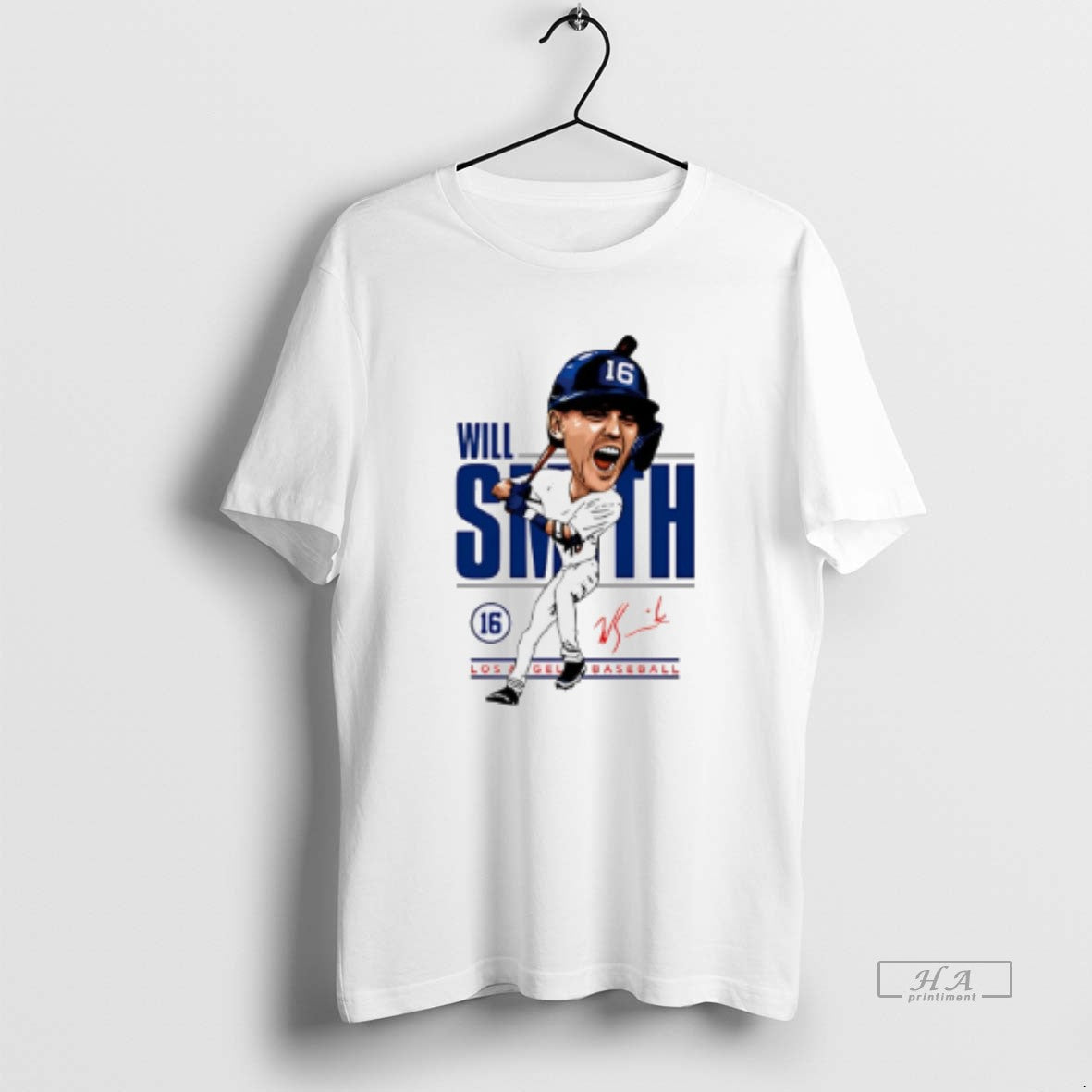 Trendy Will Smith Los Angeles Dodgers Caricature 2025 Tank Top
