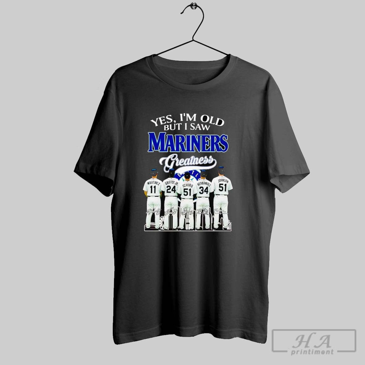Trendy Yes Im Old But I Saw Mariners Greatness Legend Players Shirt