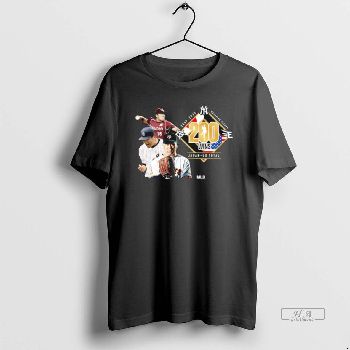 Trendy Yomiuri Masahiro 200 Wins 2007 2025 Japan Us Total Tee