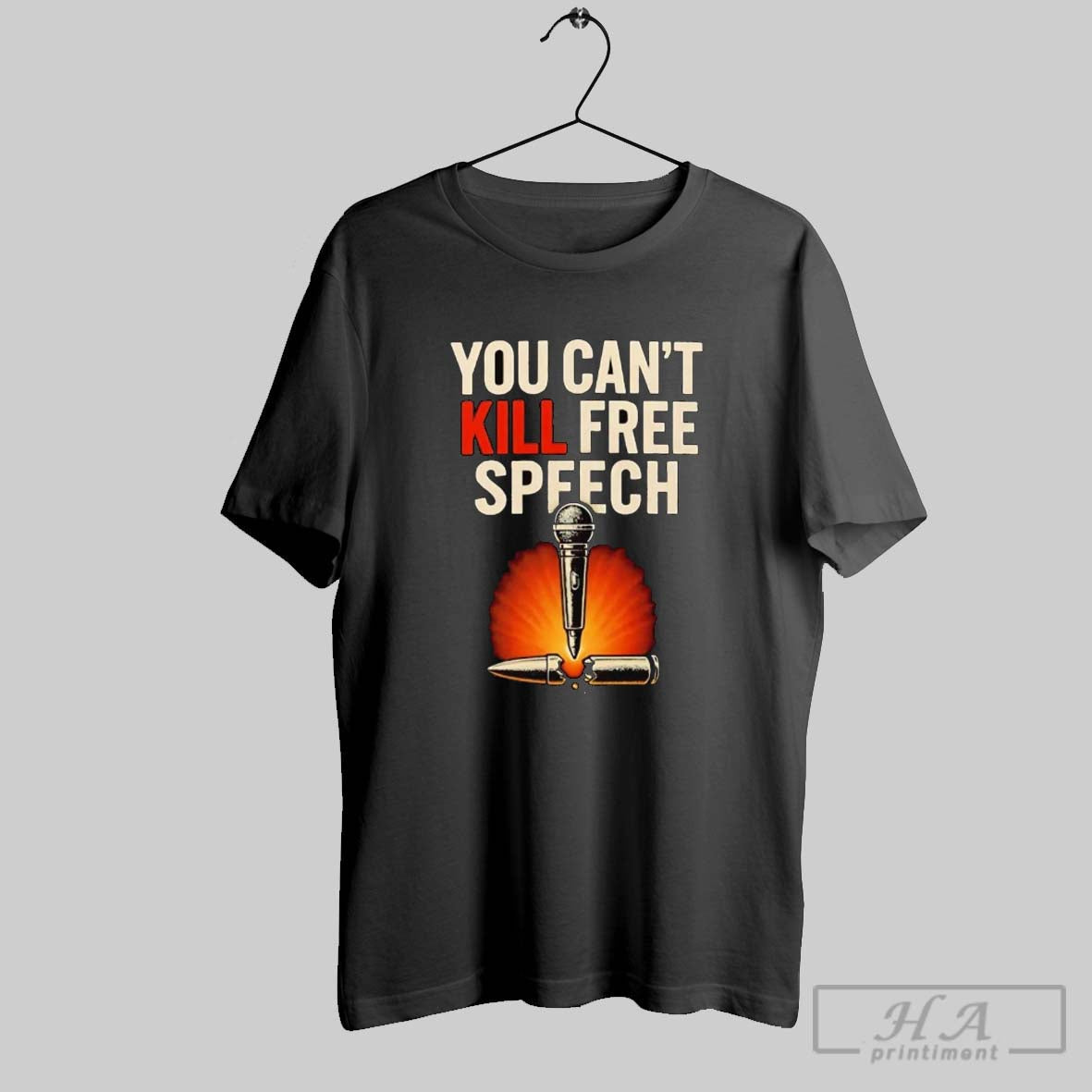 Trendy You Cant Kill Free Speech Sweatshirt Premium Look