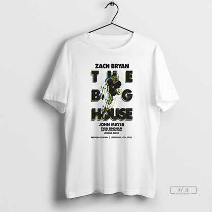 Trendy Zach Bryan Big House Michigan Stadium September 27 2025 Tank