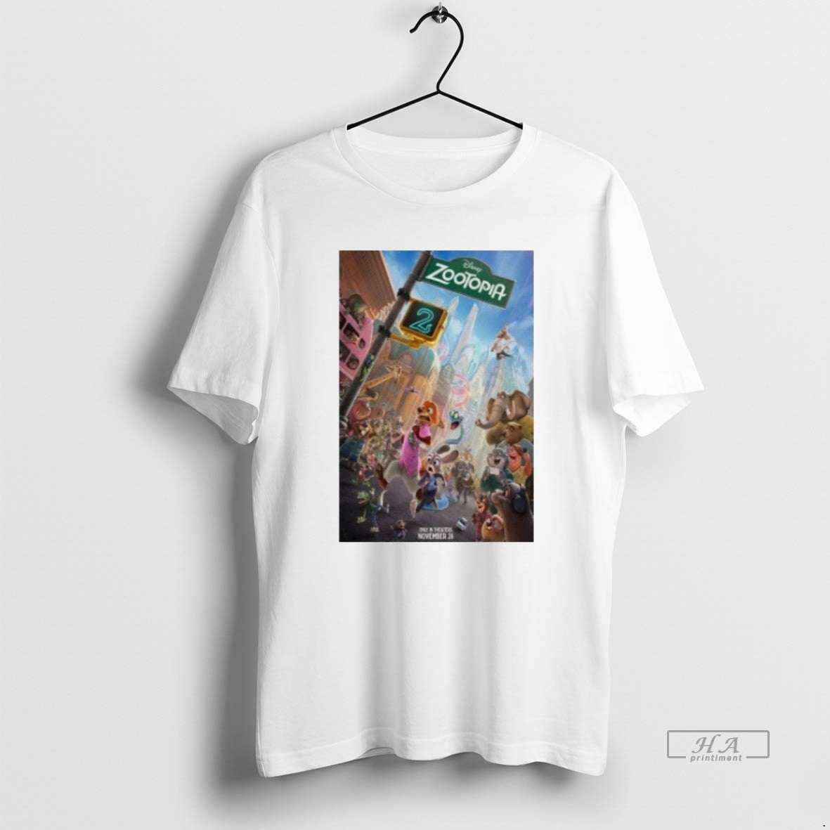 Trendy Zootopia Nov 26 2025 Only Theaters TShirt Elegant Collection