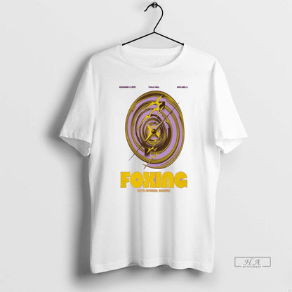 Trendy Foxing Thalia Hall December 4 2025 Chicago Il Concert Tee