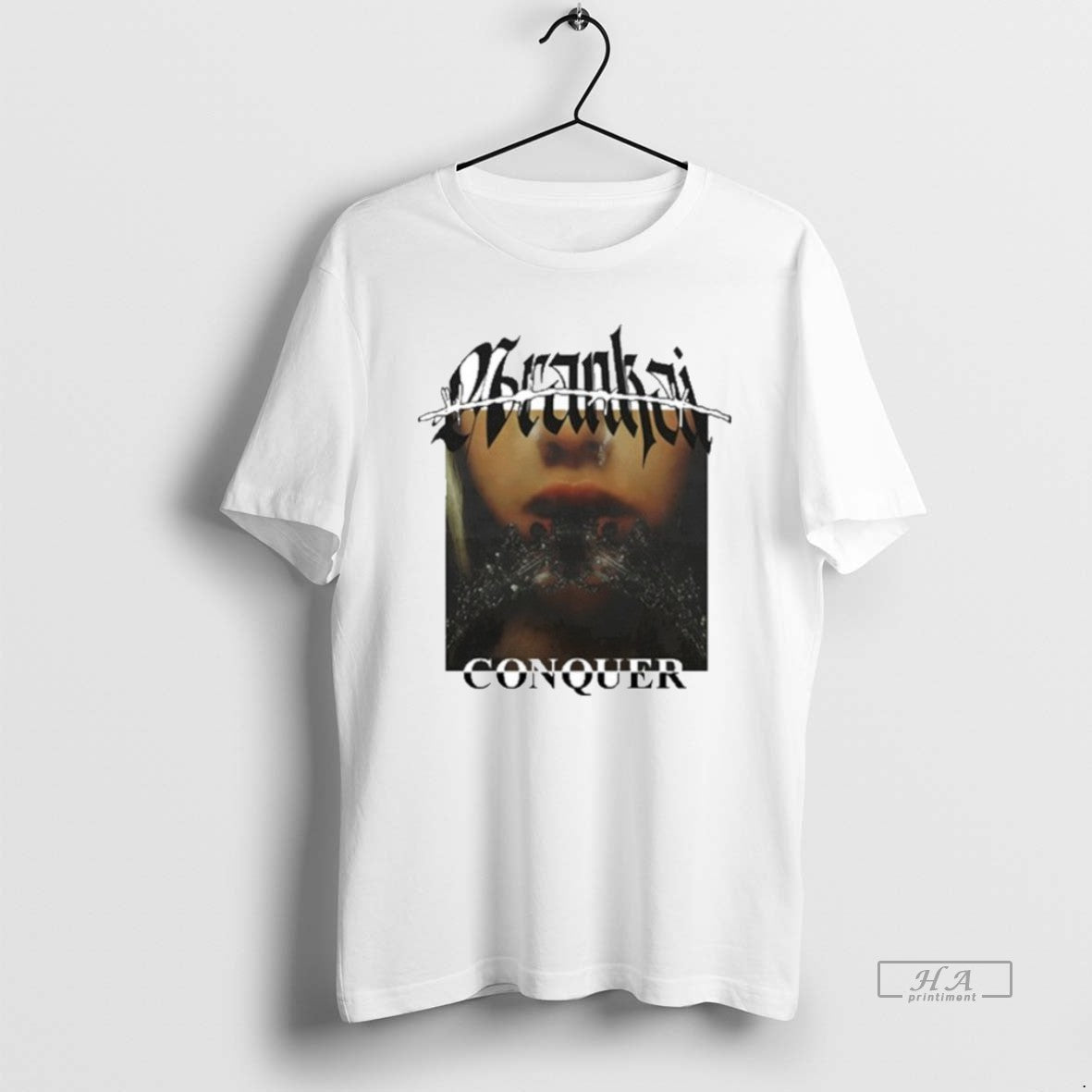 Trendy Iamarankai Conquer Artwork TShirt Vintage Art