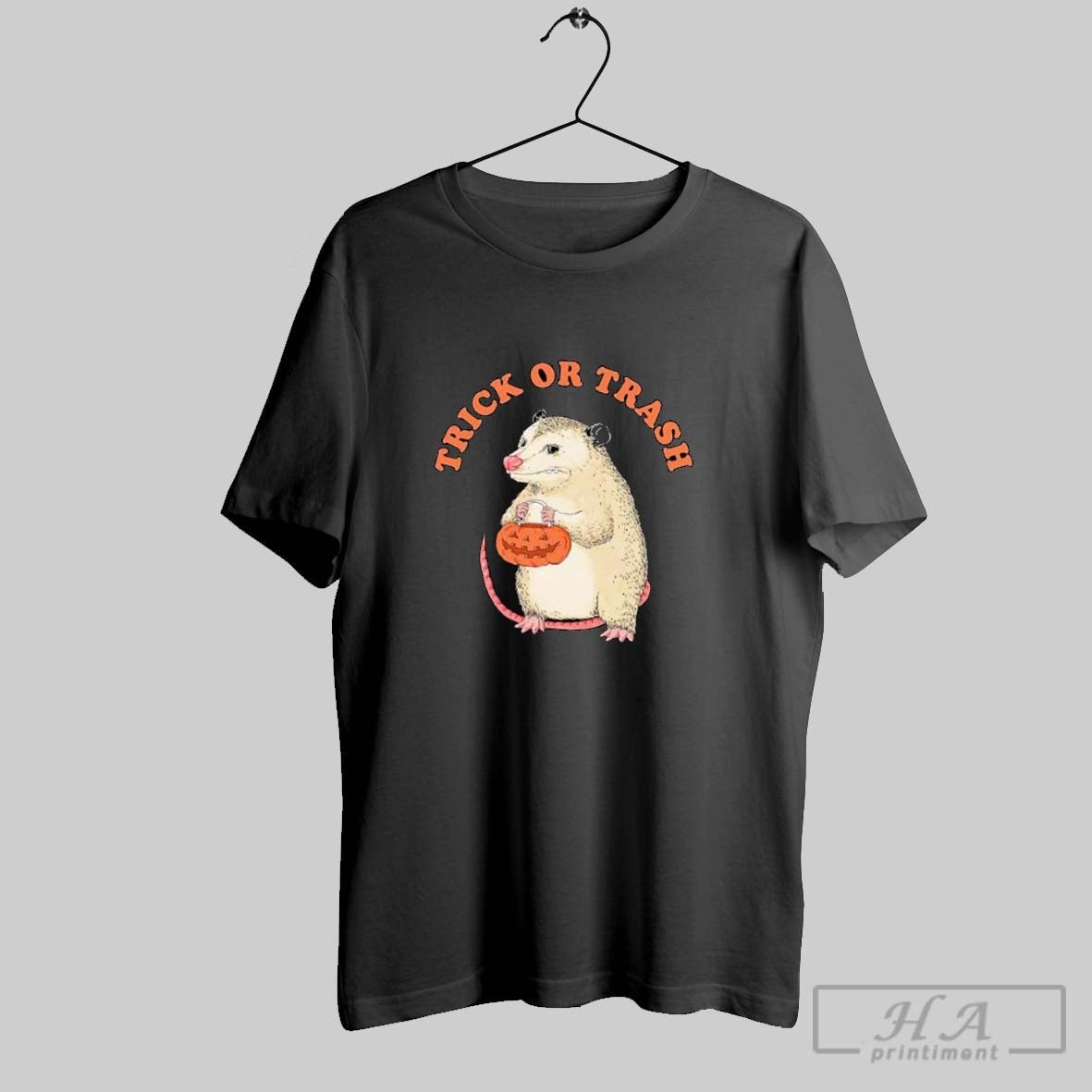 Trick Or Trash Rat Halloween Shirt Unique Fashion