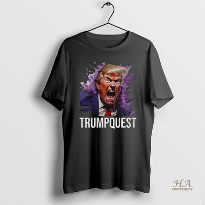 Trump Quest Impressionist Voice Actor Tee Designer Design