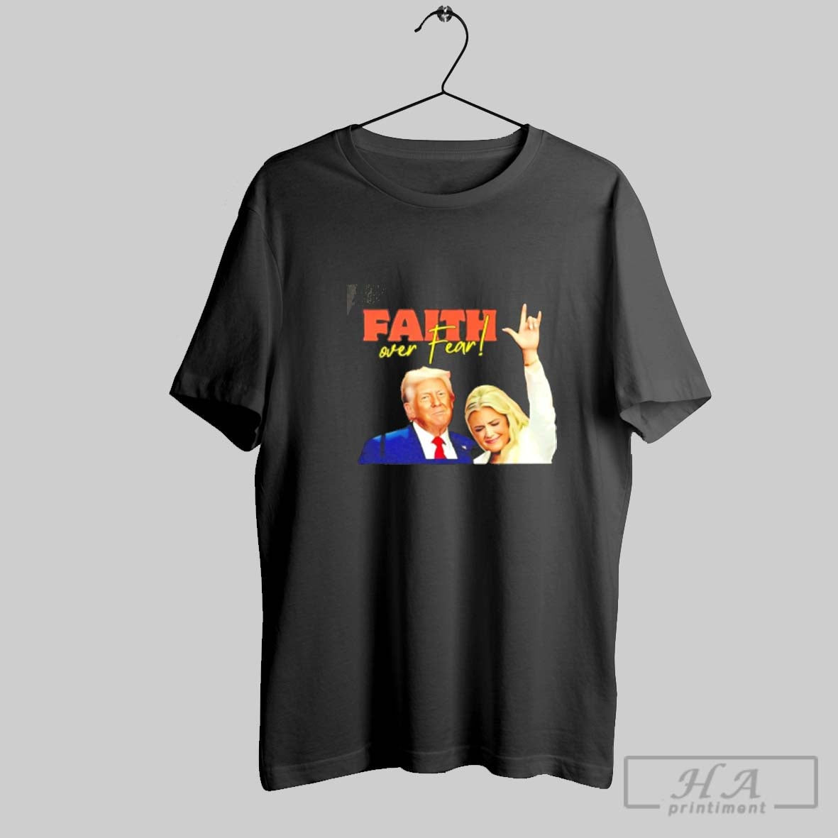 Trump And Erika Kirk Faith Over Fear Shirt Exclusive Design