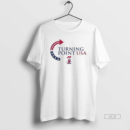 Turning Point Usa Ole Miss Rebels Logo TShirt Authentic Style