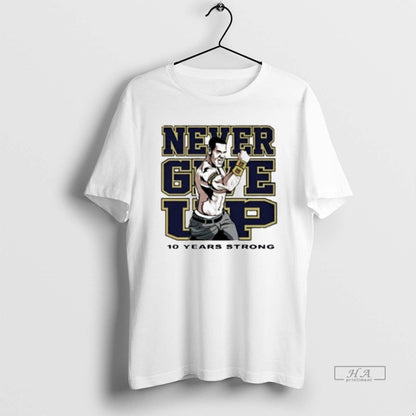 Tyrese Haliburton John Cena Never Give Up 10 Year Strong Sweatshirt
