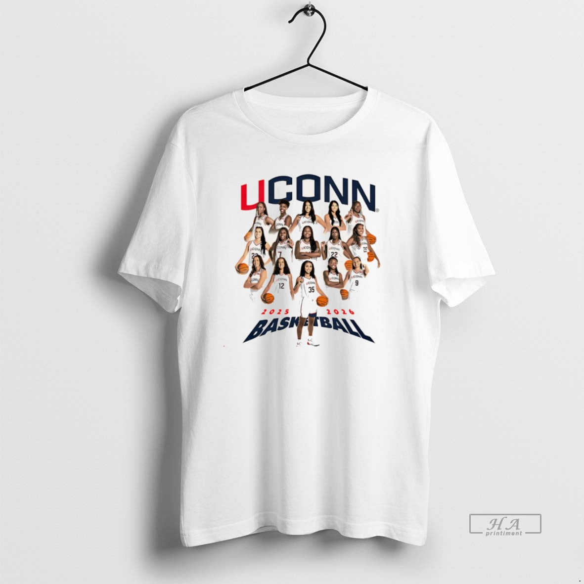 Uconn Womens Basketball Team 2025 2026 Collage Shirt Retro Gift