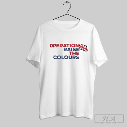 Uk Flag Operation Raise Colours Sweatshirt Premium Look