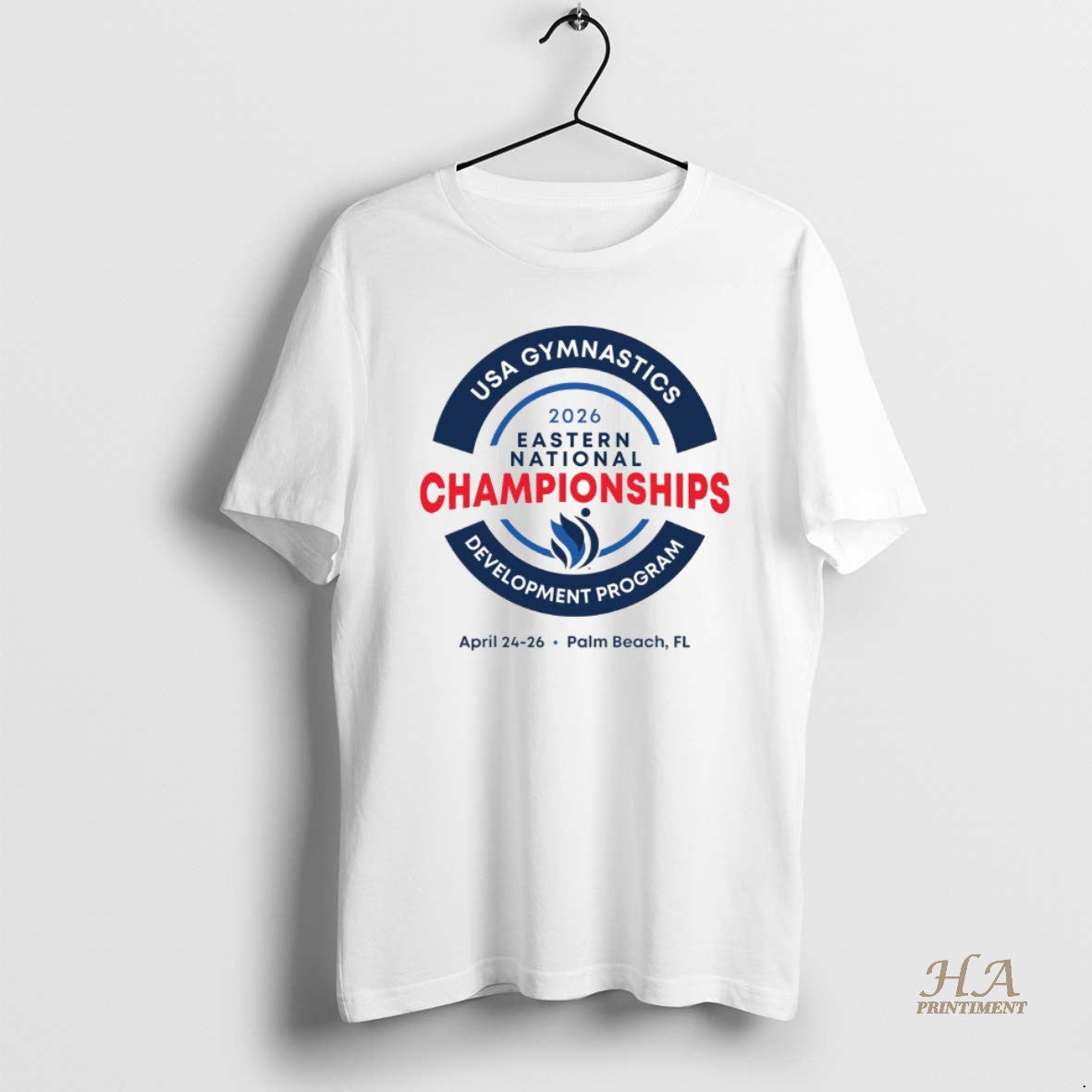 Usa Gymnastics 2026 Mens Eastern National Championships Tee Exclusive