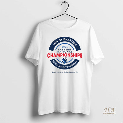 Usa Gymnastics 2026 Mens Eastern National Championships Tee Exclusive