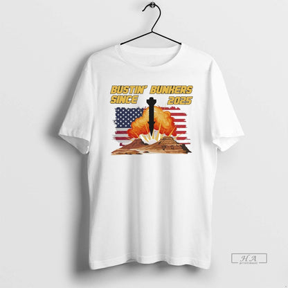 Usa Bustin Bunkers Since 2025 Sweatshirt Vintage Apparel