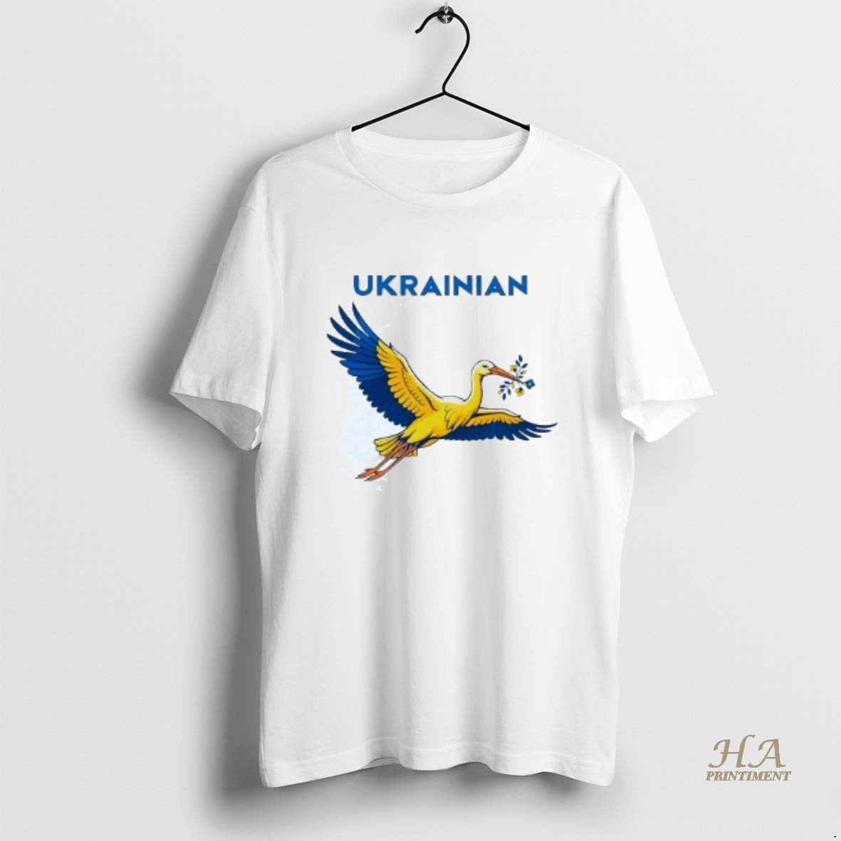 Ukrainian Freedom Stork TShirt Exclusive Look