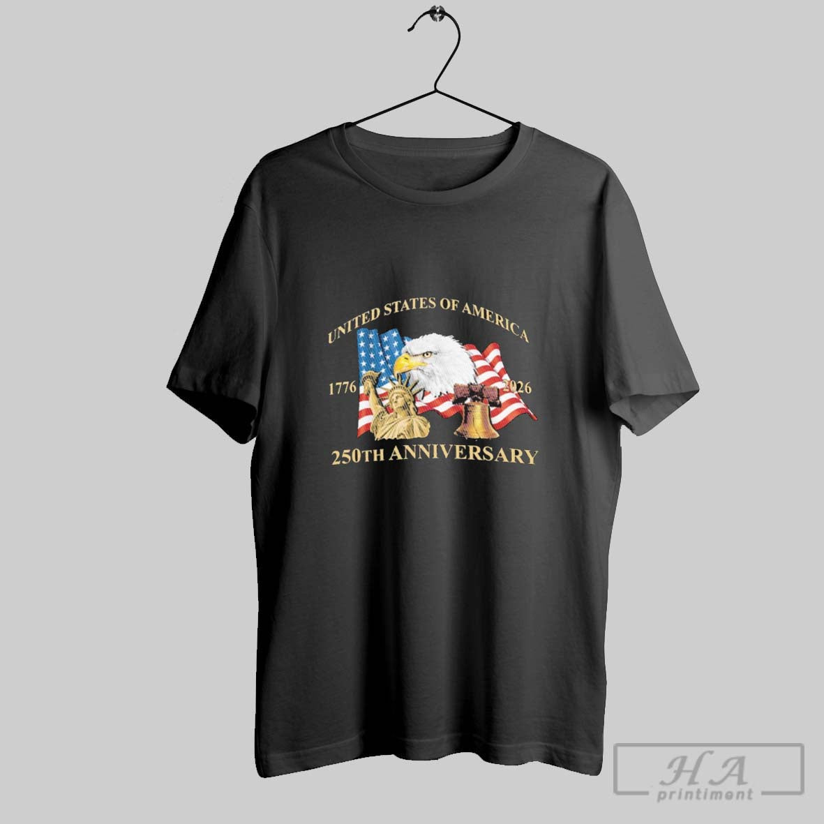 United States America 250Th Anniversary 1776 2026 Tee Premium
