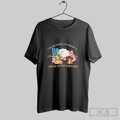 United States America 250Th Anniversary 1776 2026 Tee Premium