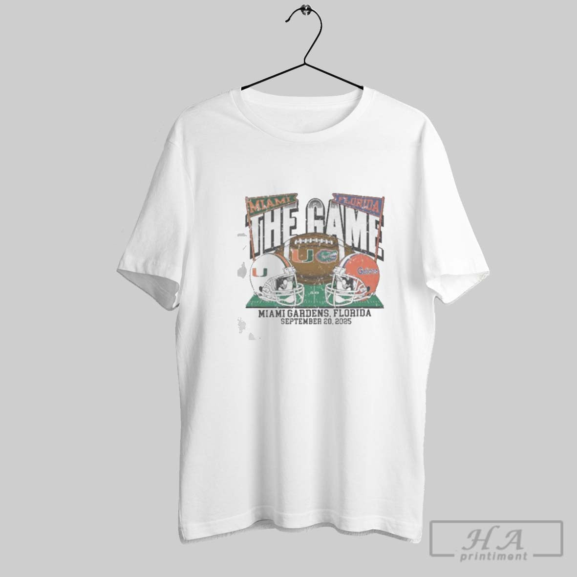University Miami Vs Florida 2025 Football Rivalry Sweatshirt Retro