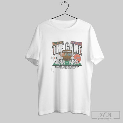 University Miami Vs Florida 2025 Football Rivalry Sweatshirt Retro