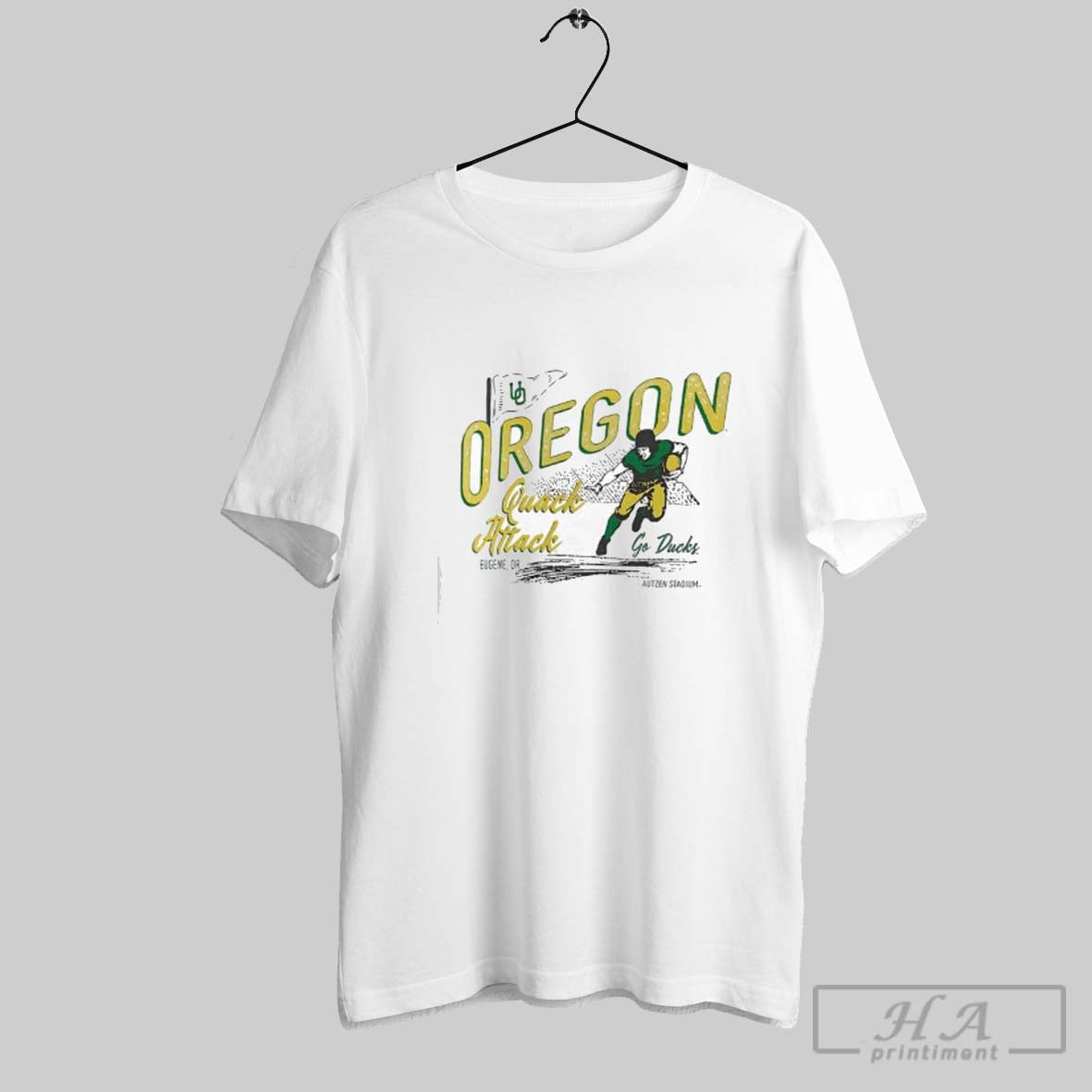 University Oregon Ducks Quick Attack Go Ducks Autzen Stadium Ladies