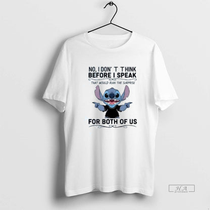 Vg1Inj7F Stitch No I Dont Think Before I Speak Both Us Tank Top