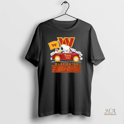 Washington Commanders X Snoopy And Woodstock Drive Car Sweatshirt