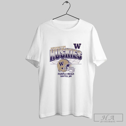 Washington Huskies Football Ncaa Purplr Reign Seattle Wa Helmet Grid