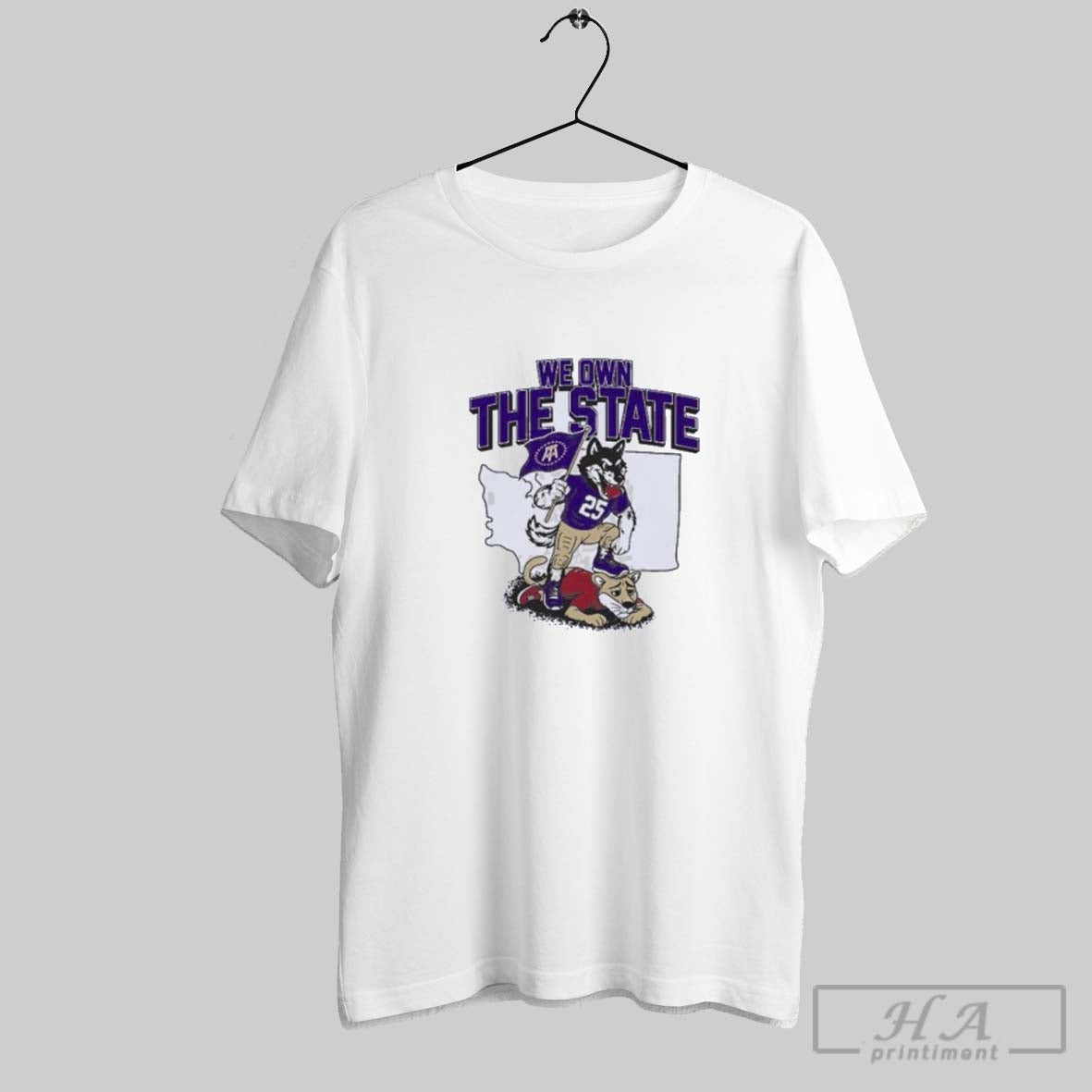 Washington Huskies We Own State Beat Washington State TShirt