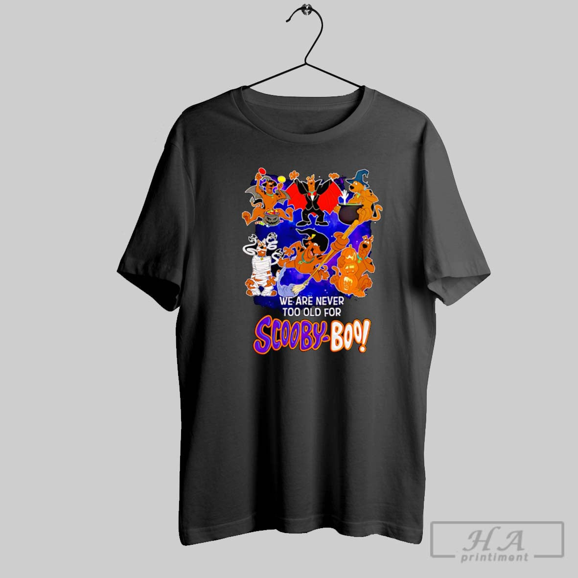 We Are Never Too Old Scooby Boo TShirt Retro Outfit