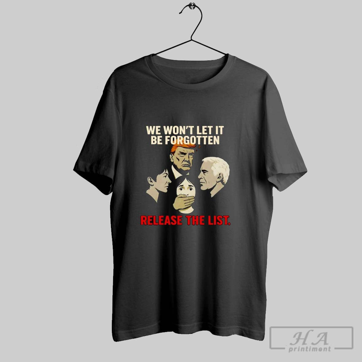 We Wont Let It Be Forgotten Release List Hoodie Modern Apparel