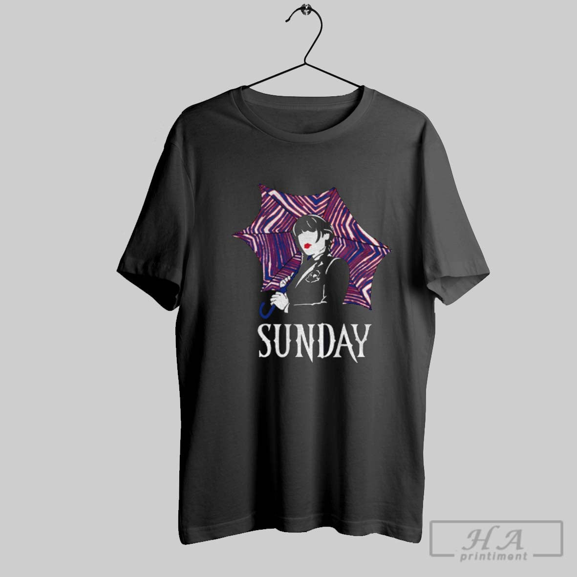Wednesday Addams Wednesday Movie Sunday Bufallo Bills Art Long Sleeve