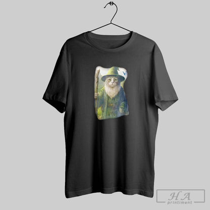 Weird Kitten Wizard Ghost Cat Meme Catdalf Halloween Tank Top