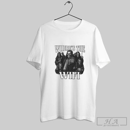 Wheres Wifi Death Gun Meme Sweatshirt Premium Style