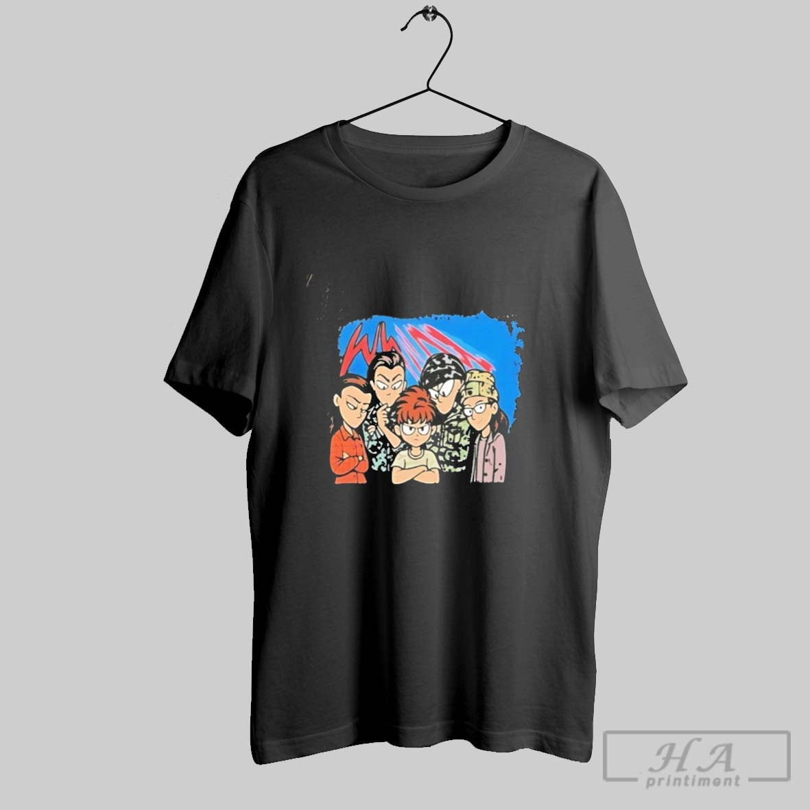 Whirr 2025 Tour Cartoon Tee Premium Gift