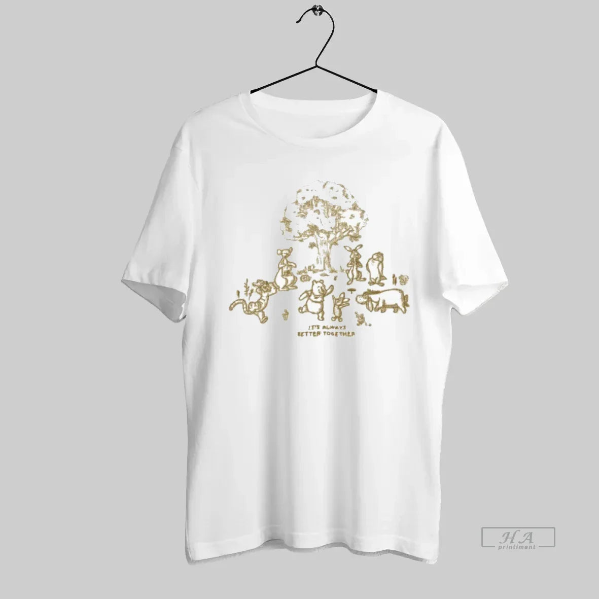 Winnie Pooh And Pals Its Always Better Together Tee Stylish Collection