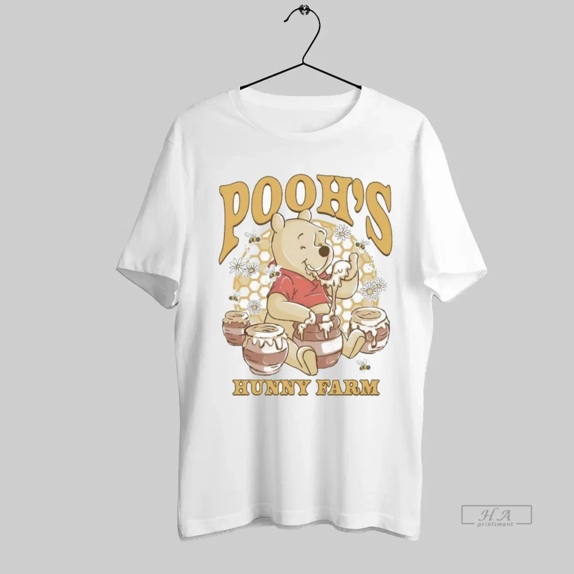 Winnie Pooh Bear Hunny Farm Tee Stylish Merch