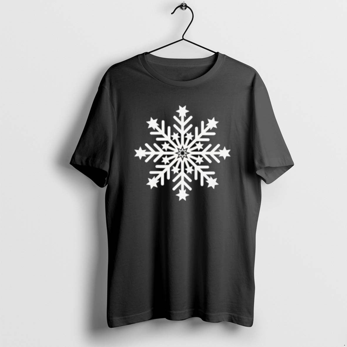 Winter Snowflake Holiday Tee Designer Apparel