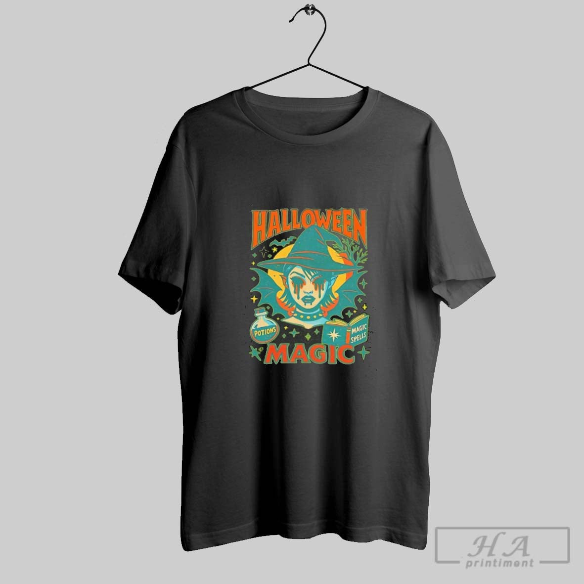 Witch Halloween Magic Potions Magic Spells Shirt Premium Design