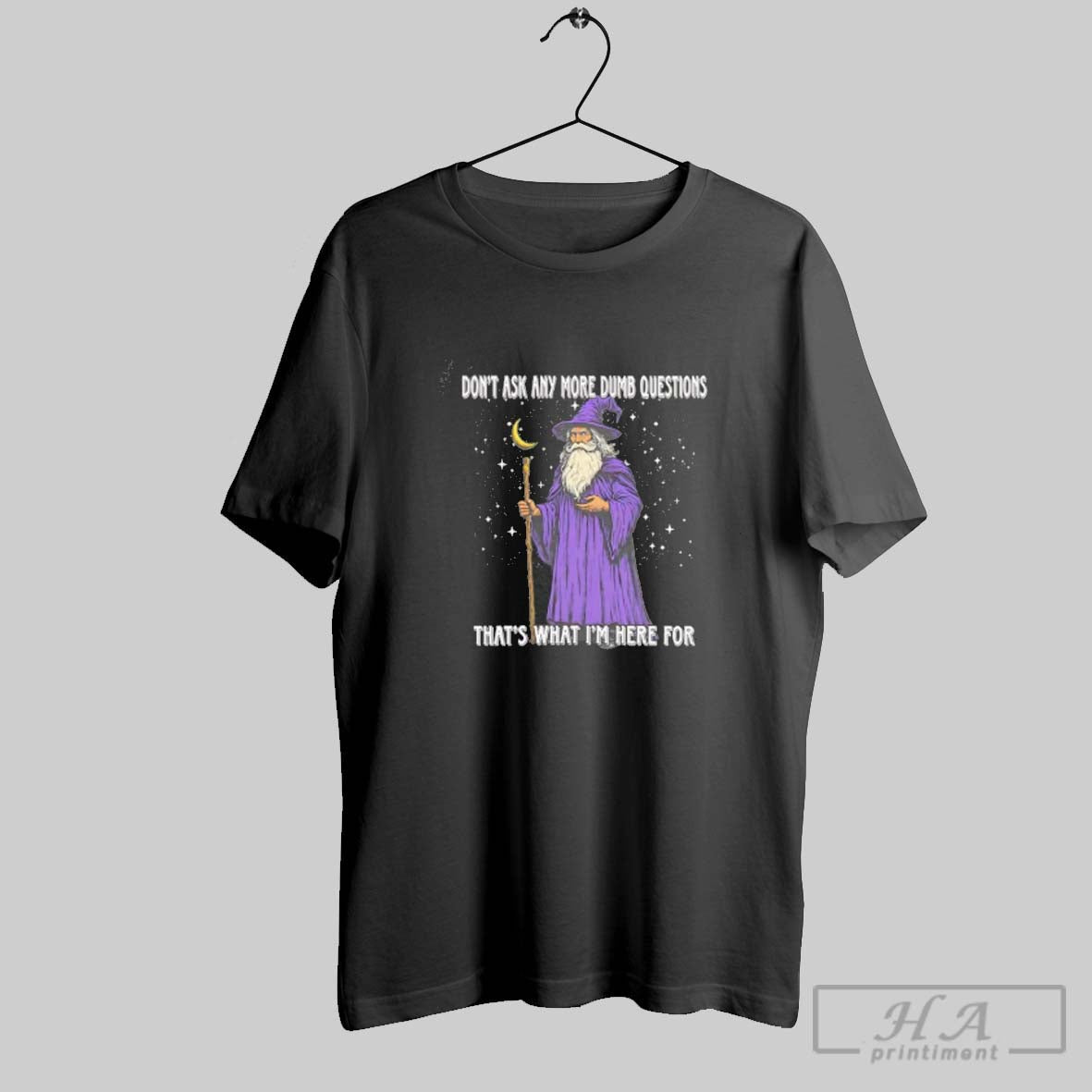 Wizard Dont Ask Any More Dumb Questions Thats What Im Here TShirt