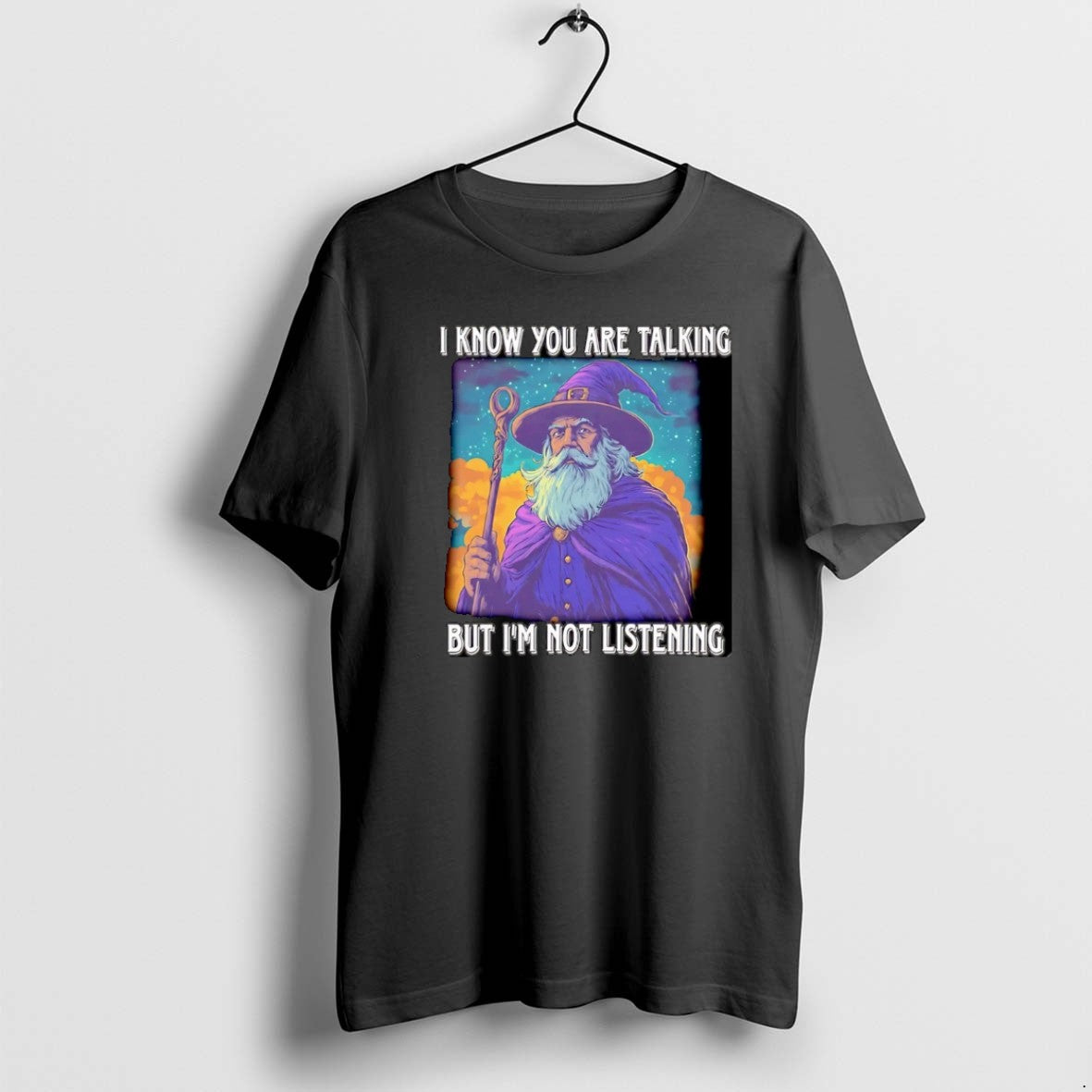 Wizard I Know You Are Talking But Im Not Listening Hoodie Modern