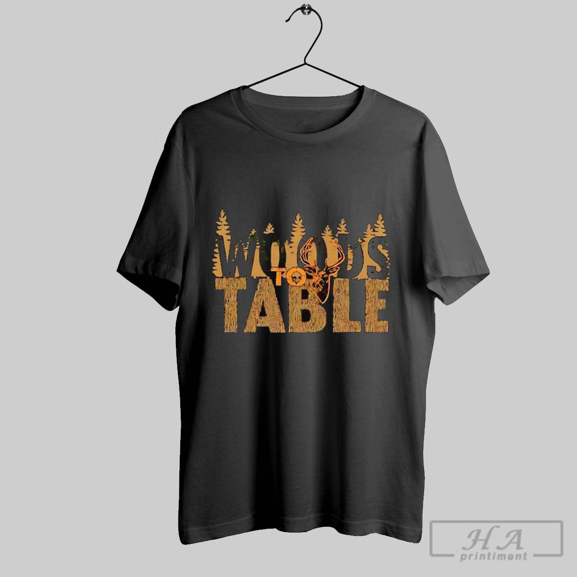 Woods To Table Hunting Long Sleeve Retro Gift