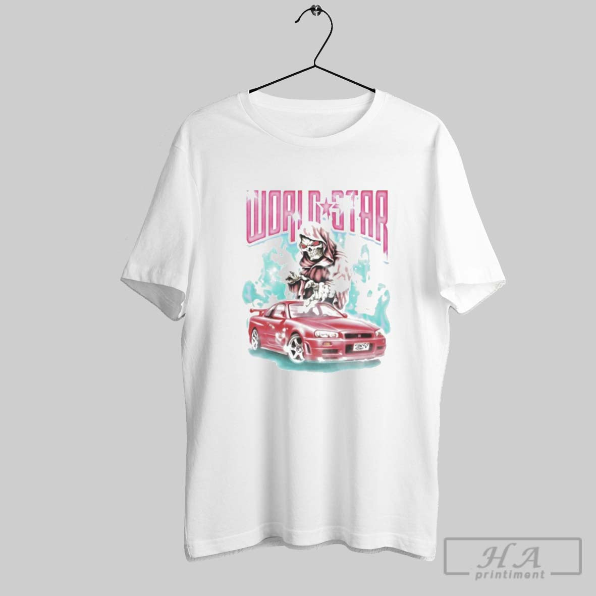 Worldstar Airbrush Reaper Sweatshirt Exclusive Art