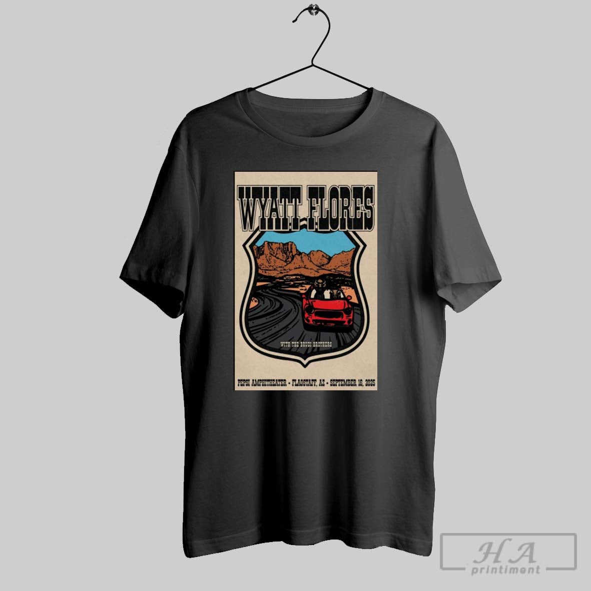 Wyatt Flores September 16 2025 Flagstaff Az Pepsi Amphitheater Shirt