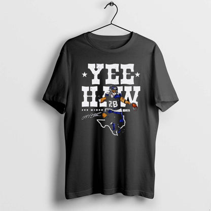 Yee Haw Joe Mixon Houston Cowboy Horseback Celly Tank Top Unique Art