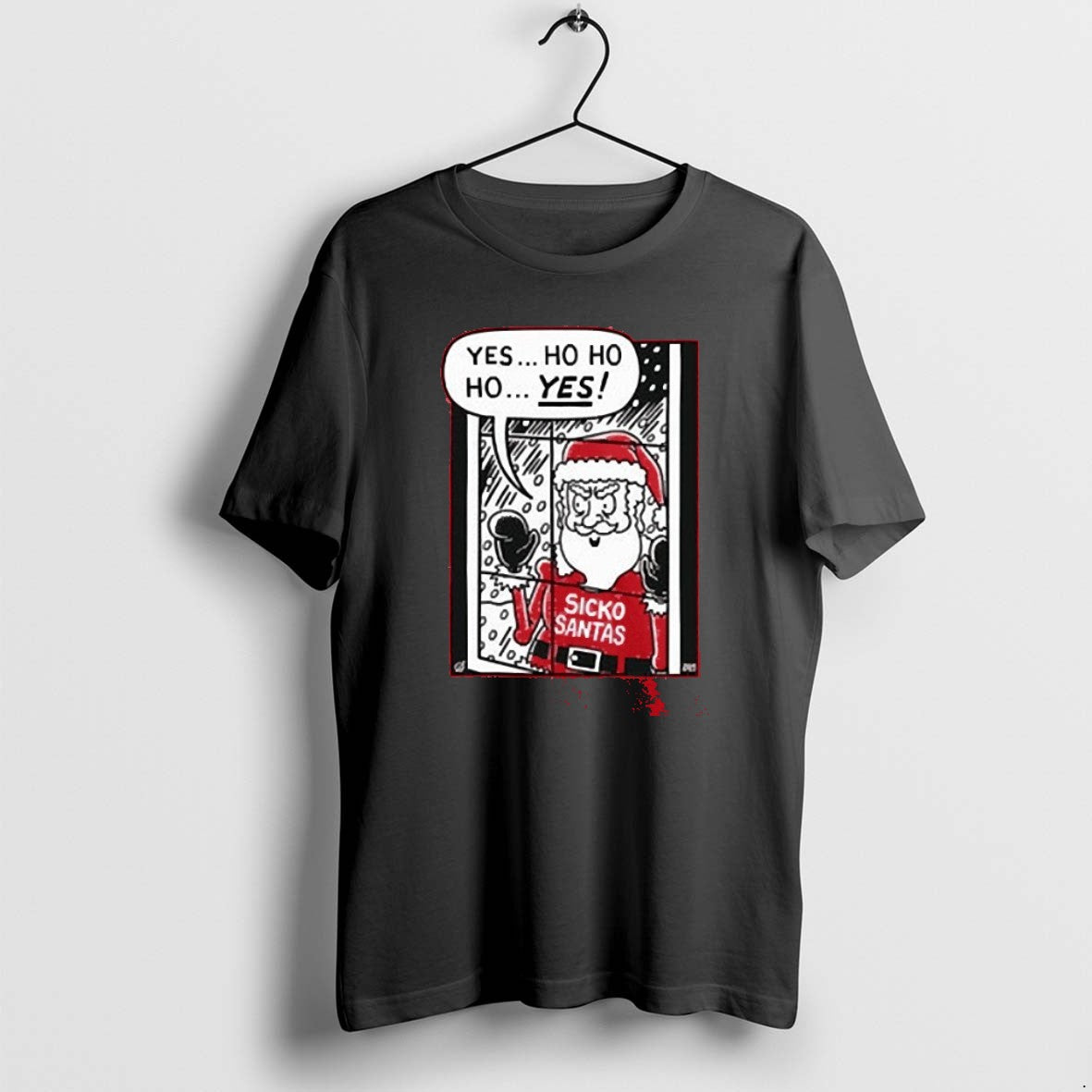 Yes Ho Ho Ho Yes Santa Sickos Cartoon Merry Tank Top Premium Style