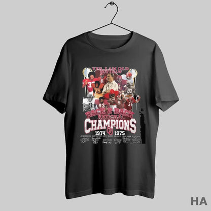 Yes I Am Old But I Saw Oklahoma Sooners Back 2 Back National