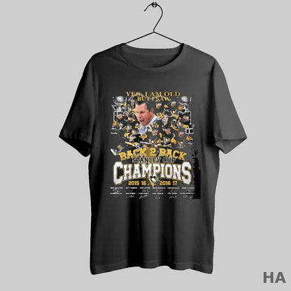 Yes I Am Old But I Saw Pittsburgh Penguins Back 2 Back Stanley Cup