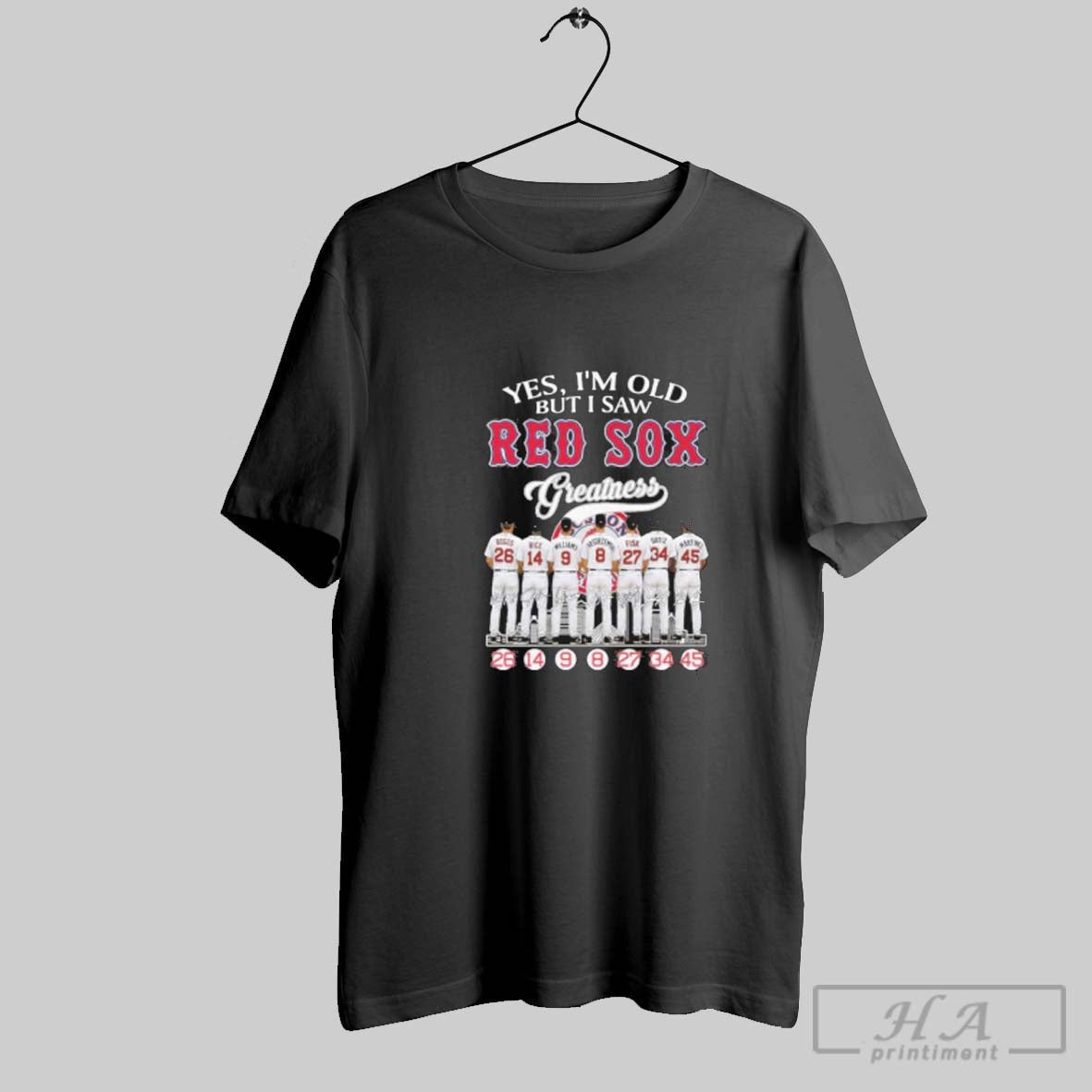 Yes Im Old But I Boston Red Sox Greatness Players Tank Top Designer