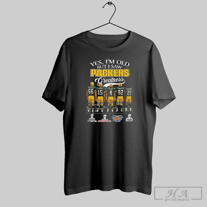 Yes Im Old But I Saw Packers Greatness Nitschke Starr Favre White And